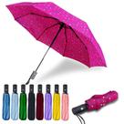 Guarda-chuva MRTLLOA Compact Windproof Travel 42/49 polegadas magenta