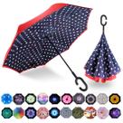 Guarda-chuva MRTLLOA Oversize à prova de vento invertido, tamanho de golfe de 125 cm Guarda-chuva MRTLLOA Oversize à prova de vento invertido, tamanho de golfe de 125 cm