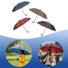 Guarda Chuva Nylon 8 Varetas Duplas Cabo Curvo Xadrez Mizpa