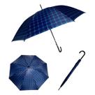 Guarda Chuva Poliéster Xadrez Portaria 8 Varetas Duplas