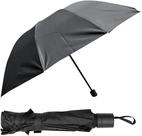 Guarda Chuva Preto Sombrinha Contra Vento Cabe Na Bolsa Família Resistente Reforçado 8 Varetas