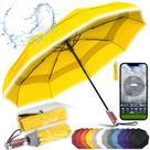 Guarda-chuva Royal Walk à prova de vento dobrável para viagem com ventilação dupla