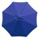 Guarda-chuva Sunnyglade 274 cm, dossel, 8 costelas, azul marinho