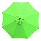 Guarda-chuva Sunnyglade, dossel de reposição de 9 pés, 8 costelas, verde