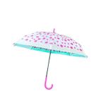 Guarda Chuva transparente de bolinhas automático bengala Guarda Chuva transparente de bolinhas automático bengala