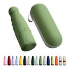 Guarda-chuva Trenovo Travel Mini dobrável compacto com estojo verde