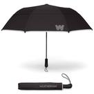 Guarda-chuva Weatherman dobrável à prova de vento até 55 MPH preto Guarda-chuva Weatherman dobrável à prova de vento até 55 MPH preto