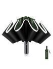 Guarda-chuva XIXVON Pro UPF 50+ 99% de proteção UV verde 10 costelas