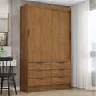 Guarda-roupa 02 Portas de Correr 06 Gavetas Sevilha