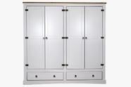 Guarda roupa 04 portas e 02 gavetas mdf/madeira maciça Guarda roupa 04 portas e 02 gavetas mdf/madeira maciça