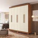Guarda-roupa 06 Portas 2 Gavetas Mdp Toledo