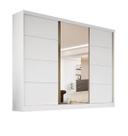 Guarda-Roupa 1 Portas Espelho 6 Gav Bergamo-Branco Bianchi Guarda-Roupa 1 Portas Espelho 6 Gav Bergamo-Branco Bianchi
