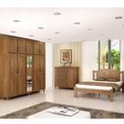 Guarda-roupa 10 Portas Cama Cômoda Sapateira Madeira Imbuia Guarda-roupa 10 Portas Cama Cômoda Sapateira Madeira Imbuia