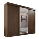 Guarda Roupa 100% MDF 3 Portas Correr Com Espelho Fênix Guarda Roupa 100% MDF 3 Portas Correr Com Espelho Fênix