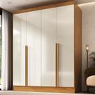 Guarda-roupa 100% Mdf 4 Portas 3 Gavetas Sevilha Yescasa