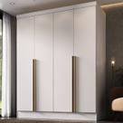 Guarda-roupa 100% Mdf 4 Portas 3 Gavetas Sevilha Yescasa