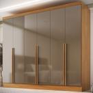 Guarda-roupa 100% Mdf 6 Portas 3 Gavetas Lisboa Yescasa
