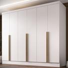 Guarda-roupa 100% Mdf 6 Portas 3 Gavetas Lisboa Yescasa