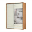 Guarda Roupa 100% MDF Casal 1,79m com 2 portas de correr e espelho TW601E Dalla Costa