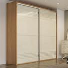 Guarda Roupa 100% MDF Casal 2,23m com 2 portas de correr TW602 Dalla Costa