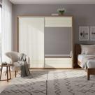 Guarda Roupa 100% MDF Casal 2,67m com 2 portas de correr e espelho TW603E Dalla Costa