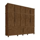 Guarda Roupa 12 Portas 6 Gavetas e Sapateira Hawking Malbec G37 - Gran Belo