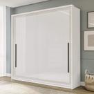 Guarda Roupa 180,1cm com 2 Portas de Correr e 2 Gavetas 240835 Valência Politorno Móveis Guarda Roupa 180,1cm com 2 Portas de Correr e 2 Gavetas 240835 Valência Politorno Móveis