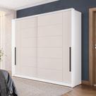 Guarda Roupa 180,1cm com 2 Portas de Correr e 2 Gavetas 240844 Lisboa Politorno Móveis