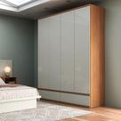 Guarda Roupa 180cm 4 Portas com Gavetas Dalla Costa 100% MDF