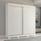Guarda-Roupa 183cm 2 Portas de Correr com Pés 100% MDF Bonito Espresso Móveis
