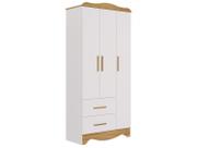 Guarda-roupa 2 Gavetas 3 Portas Moveis Peroba Harmonia
