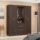 Guarda Roupa 2 Gavetas Turim Cafe Touch