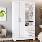 Guarda-Roupa 2 Portas 3 Gavetas Briz