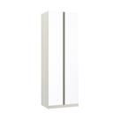 Guarda-roupa 2 Portas 80 Cm Legno Crema Com Branco Mat Guarda-roupa 2 Portas 80 Cm Legno Crema Com Branco Mat