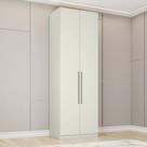 Guarda Roupa 2 Portas com Cabideiro Seletto Branco/Areia HP Guarda Roupa 2 Portas com Cabideiro Seletto Branco/Areia HP