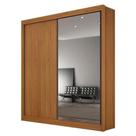 Guarda Roupa 2 Portas Com Espelho Gold Cinamomo Leifer Móveis