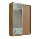 Guarda-roupa 2 Portas de Correr 1 com Espelho 3 Gavetas Aura