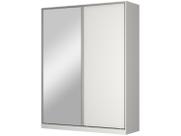 Guarda-roupa 2 Portas de Correr 1 com Espelho 3 Gavetas Zira