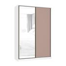 Guarda Roupa 2 Portas De Correr 159cm Branco Com Connect