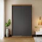 Guarda Roupa 2 Portas de Correr 2 Gavetas Gênova Plus