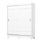 Guarda Roupa 2 portas de Correr B66 Branco/Rosa Chá