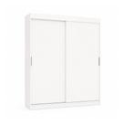 Guarda-Roupa 2 Portas de Correr Solteiro Herval Pratik, Branco Ártico