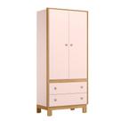 Guarda roupa 2 portas e 2 gavetas flora em mdp