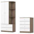 Guarda Roupa 2 Portas e Comoda 4 Gavetas Labirinto Henn Guarda Roupa 2 Portas e Comoda 4 Gavetas Labirinto Henn