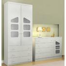 Guarda Roupa 2 Portas E Cômoda Eloísa - Phoenix