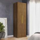 Guarda-Roupa 2 Portas Kappesberg Adapt Nogueira