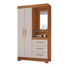 Guarda-Roupa 2 Portas NT 5170 Freijó com Off White - Notável