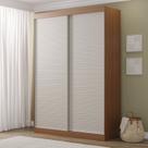 Guarda-Roupa 2 Portas Ripadas Samambaia CabeCasa MadeiraOriginals