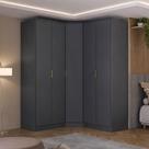 Guarda Roupa 2,00m Modulado 5 Portas e 4 Gavetas 100% MDF