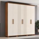 Guarda Roupa 213,5cm 6 Portas 3 Gavetas Ávila Henn